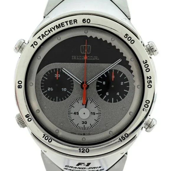 Seiko Honda 40.5mm Rare Limited Edition Quartz Chronograph Watch